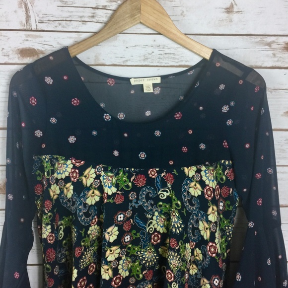 Anthropologie Papercrown Endora Spring Tunic Dress - Picture 2 of 8